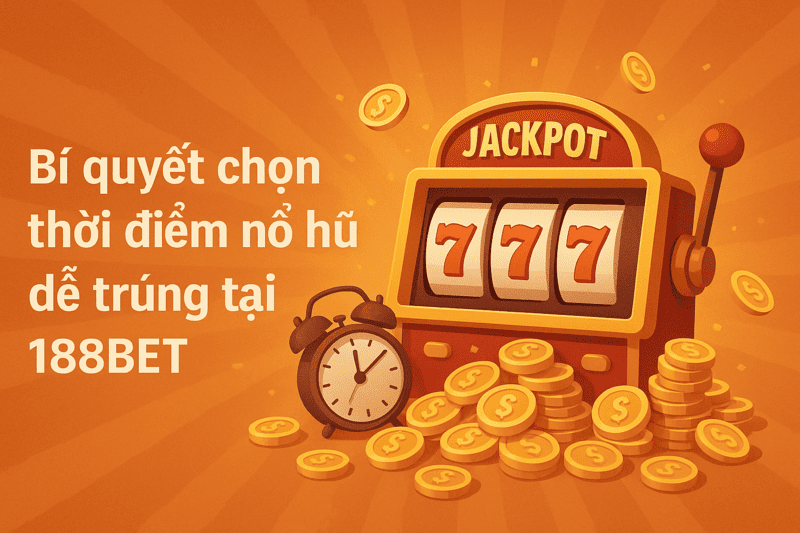 Bi quyet chon thoi diem no hu de trung tai 188BET Bí quyết chọn thời điểm nổ hũ dễ trúng tại 188BET