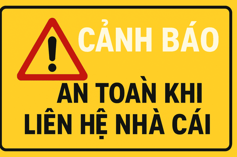Canh Bao An Toan Cảnh báo an toàn khi liên hệ nhà cái